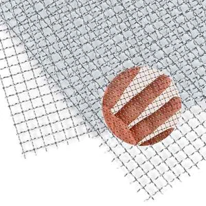 Wire Mesh Stainless Steel Woven Wire Mesh Screen 6 Mesh 300X 210Mm Air Vent Meta - Picture 1 of 7