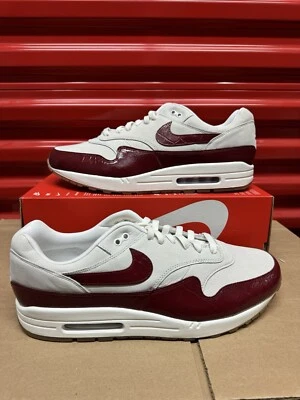 Tênis casual Nike Air Max 1 LX Sail Team vermelho feminino tamanho 12/homens 10.5 FJ3169-100 - Imagem 1 de 4