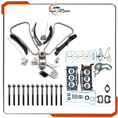 Timing Chain+Head Gasket Bolt Kit Fit For 11-15 Chrysler Dodge Charger Jeep 3.6L Foto 1 de 4