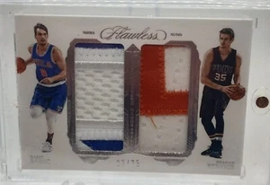2016-17 Flawless Dual Diamond Rookie Patches- Dario Saric, Dragan Bender /25 - Picture 1 of 2