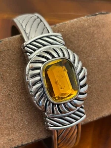 Collezio Women's Watch Flip Top Hidden dial Silver Tone 22mm - New Battery - Picture 1 of 4