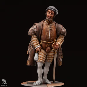 Carlos 5 Emperador Sacro Imperio Romano Germánico 54 mm Pintado Miniatura Juguete Soldado | Arte - Imagen 1 de 5