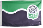 South Yorkshire Flag With Eyelets - Handmade In The Uk