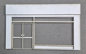Modern Shop Front Scratch Aid Kit Model Railway Kit 1/76 4mm 00 Gauge V1 - Picture 1 of 2