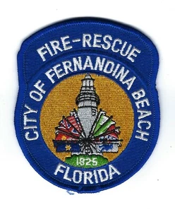 Fernandina Beach (Nassau County) FL Florida Fire Rescue Dept. patch - NEW! - Picture 1 of 1