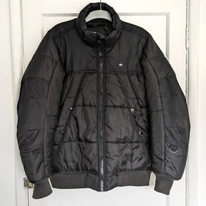 G-STAR RAW Mens Whistler HDD Bomber Jacket Coat Black Size L - No Hood - Picture 1 of 14