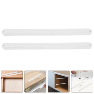 2pcs Drawer Slides Plastic Cabinet Drawer Slides Smooth Drawer Rails Kitchen - Picture 1 of 12