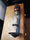 DRESSEL WALL RAILROAD KEROSENE Oil LAMP W/ Chimney Train Caboose Lantern Font