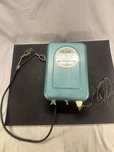Cargador de valla eléctrico vintage Sears (para uso en interiores) sin probar - Imagen 1 de 8