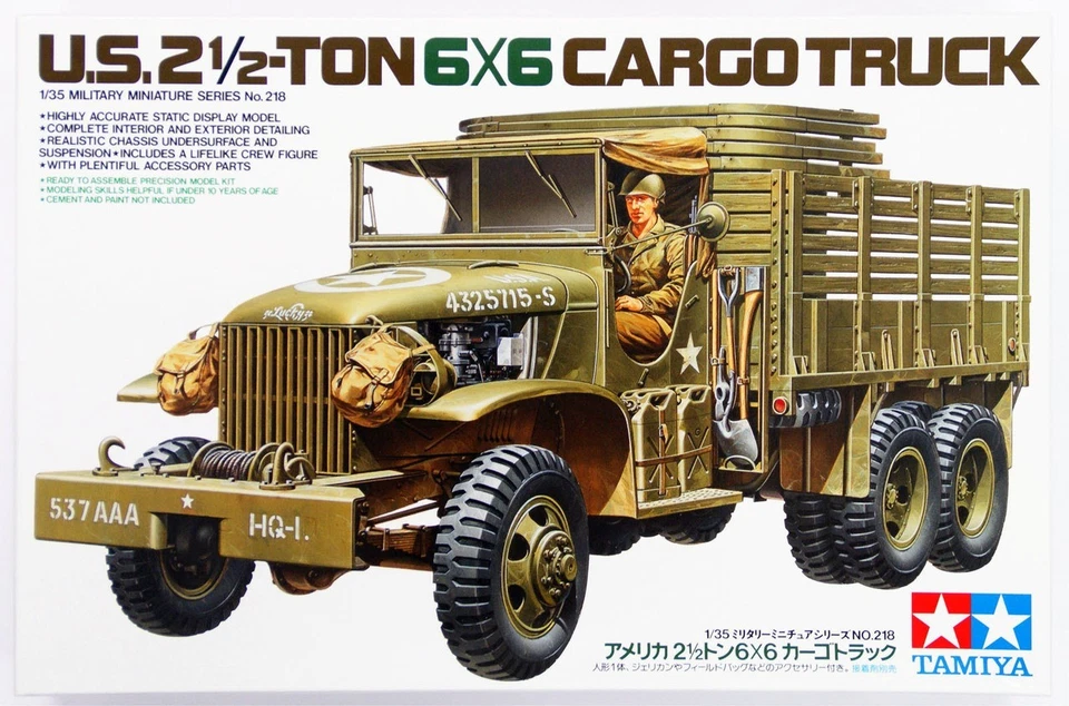 Tamiya Tami35218 U.s. 2 1/2-ton 6x6 Cargo Truck 1/35