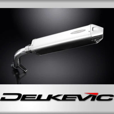 BMW R1200GS 2004-09 Delkevic Slip On 17" Tri-Oval Kit de silenciador de escape de acero inoxidable Foto 1 de 4