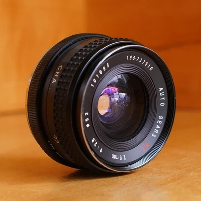 Sears MC 28mm F2.8 Wide Angle Lens for Pentax K Good Optics Very Good Cond KE #7 - Image 1 of 4