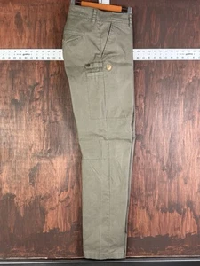 Fjallraven G-1000 Sormland Pantalone Conico Pantalone Verde Uomo 36x33 LUNGO ALTO - Foto 1 di 12
