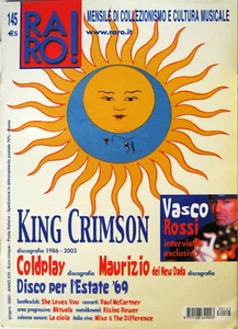 RARO n.145 KING CRIMSON VASCO ROSSI COLDPLAY magazine - Picture 1 of 1