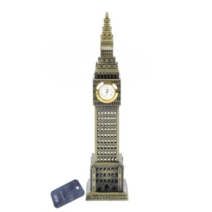 London Big Ben Real Clock Tower Statue (brone) - Picture 1 of 6