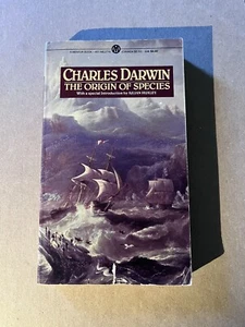 THE ORIGIN OF SPECIES  by Charles Darwin  Mentor paperback LANDMARK EVOLUTION - Imagen 1 de 3