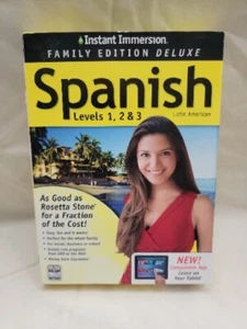 Instant Immersion Spanish Levels 1,2,3 (PC and MAC) - Family Edition software - Picture 1 of 11