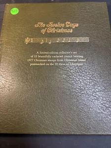 The Twelve Days of Christmas BOOK 1977 Stamps Christmas Island Limited - Picture 1 of 24