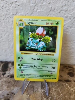 Pokemon Ivysaur 30/102 Base Set Shadowless 1999 Pokémon Card Rare Mint - Image 1 of 2