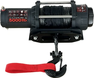 12V 5000lbs 5000lb Electric Winch Dyneema Rope Grey Quad Boat ATV Car 4500lbs - Picture 1 of 9