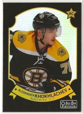 2014-15 O-Pee-Chee Platinum Retro Rainbow Black 96 Alexander Khokhlachev RC /100