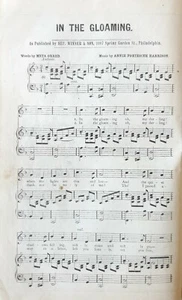 1882 = SPARTITO MUSICALE OTTOCENTESCO = Originale = RARO (10a) - Picture 1 of 1