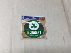 2024 NBA Finals World Champions Boston Celtics Diecut Magnet Round Logo FREESHP - Picture 1 of 2