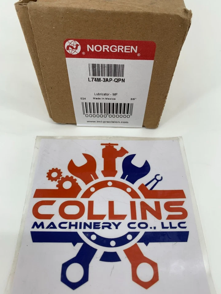 Norgren Excelon L74M-3AP-QPN Lubricator Micro-Fog 3/8" NPT Manual Drain - Image 1 of 4