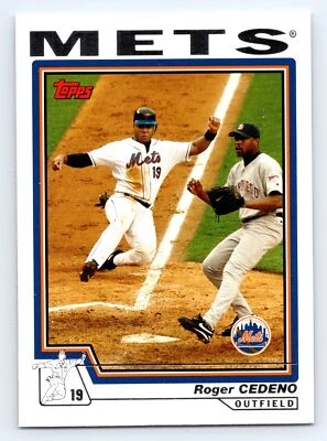 2004 Topps #490 Roger Cedeno New York Mets - Image 1 of 2