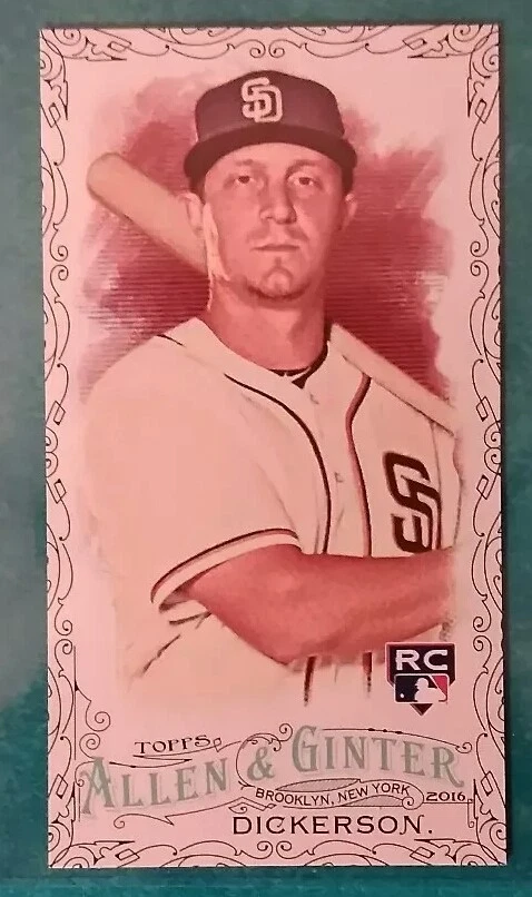 2016 TOPPS ALLEN & GINTER MINI BLACK ALEX DICKERSON #105 SAN DIEGO PADRES SD - Image 1 of 1