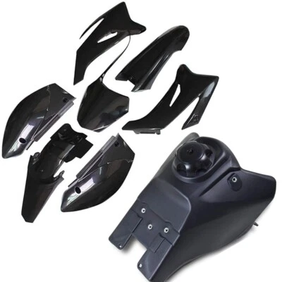 Guardabarros de plástico negro + tanque de combustible para pit dirt bike Yamaha TTR110 TTR110E SSR170 Foto 1 de 4