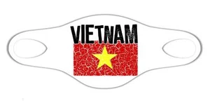 Vietnam Flag Face Mask Protective Washable Reusable Unisex Breathable Printed - Picture 1 of 1