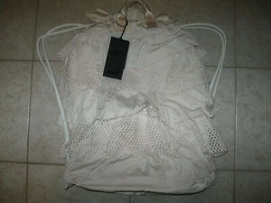 MOCHILA CON CORDÓN FENTY x PUMA by Rihanna beige en capas, ¡totalmente nueva con etiquetas! - Imagen 1 de 5