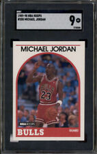 1989-90 NBA Hoops #200 Michael Jordan All Star SGC 9