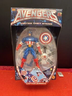 Figura Capitán América Avengers United They Stand ToyBiz 1999 Marvel Legends Foto 1 de 4