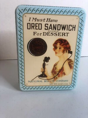 1986 Replica OF The 1918 Oreo Cookie Sandwich Tin - Image 1 of 4