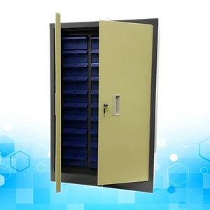30 Drawers Parts Cabinet with Lock and Door for Storage Bolt and Nut Tool - Picture 1 of 19