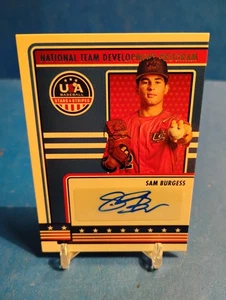 2023 Panini USA Baseball Stars & Stripes Sam Burgess Auto #NTDP-SB - Picture 1 of 2