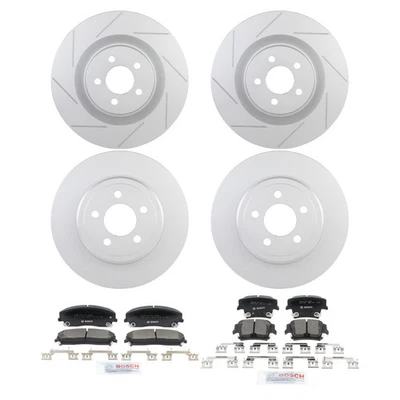 Bosch QuietCast керамическая тормозная колодка и комплект ротора для 05-20 Dodge Charger - Изображение 1 из 4