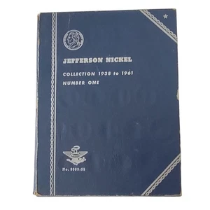 1938-1961 Jefferson Nickel Sammlung Album Münzordner Whitman Publishing Co - Bild 1 von 6
