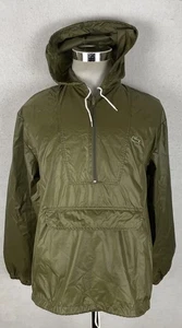 Vintage Izod Lacoste Grün Pullover Kapuze Windbreaker Jacke Anorak Herren - Bild 1 von 8
