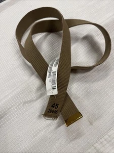 Cinturón USMC Caqui Web Nuevo con Etiquetas Talla 45 - Imagen 1 de 6