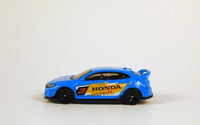 Hot Wheels 2018 Honda Civic Type R  "Honda R #3"  Blue No Package - Image 1 of 3