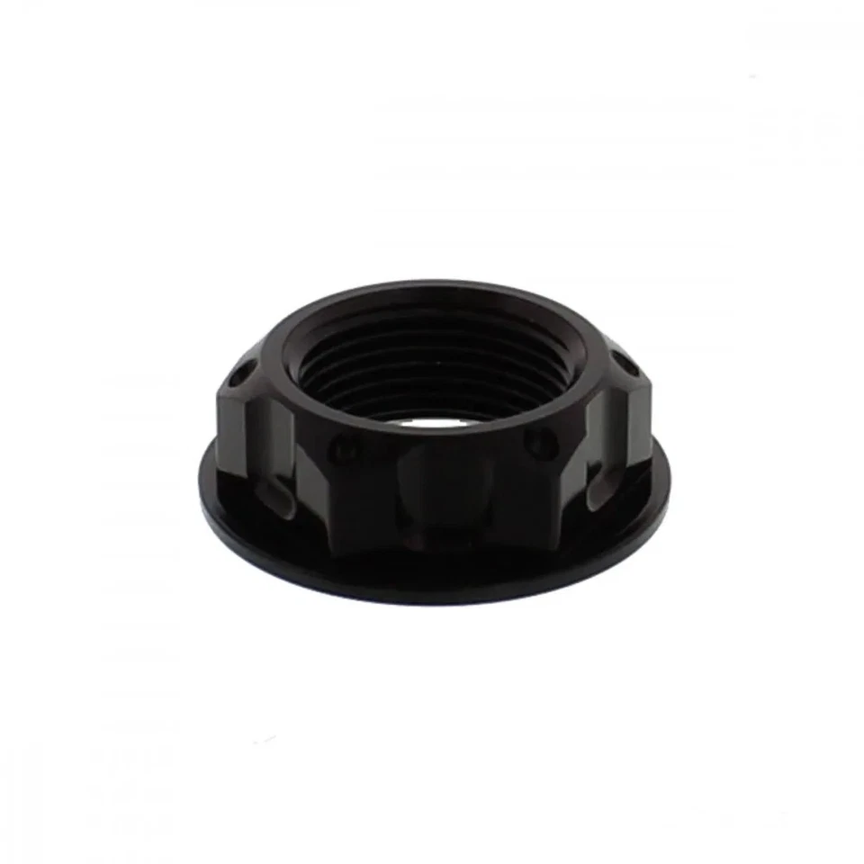 Mutter für Lenkkopf M24x1.50mm Alu schwarz für Suzuki SV 650 S Bj. 2004-2016 - Bild 1 von 1