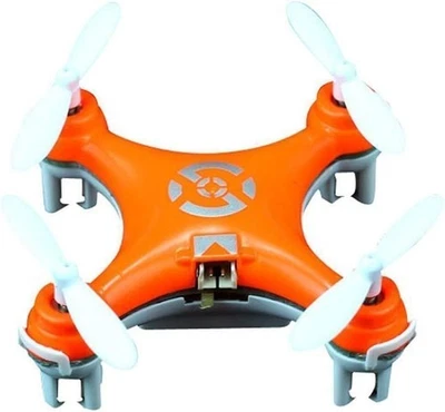 Cheerson CX-10 Mini 2.4G 4CH 6 Axis LED RC Quadcopter Toy Drone Orange  - Image 1 of 4