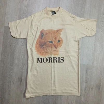 Camisa Publicitaria Morris The Cat 9Lives Años 80 Vintage Juvenil Talla Grande Foto 1 de 4