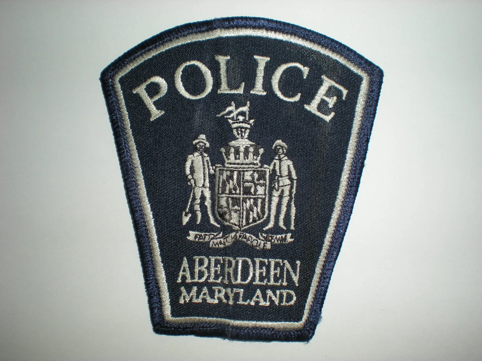 НАШИВКА ДЕПАРТАМЕНТА ПОЛИЦИИ АБЕРДИНА, МЭРИЛЕНДА. - Изображение 1 из 1