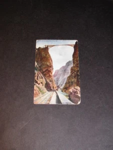1910 HANGING BRIDGE ROYAL GORGE CO. Postcard Colorado Souvenir Paper Card - Picture 1 of 3