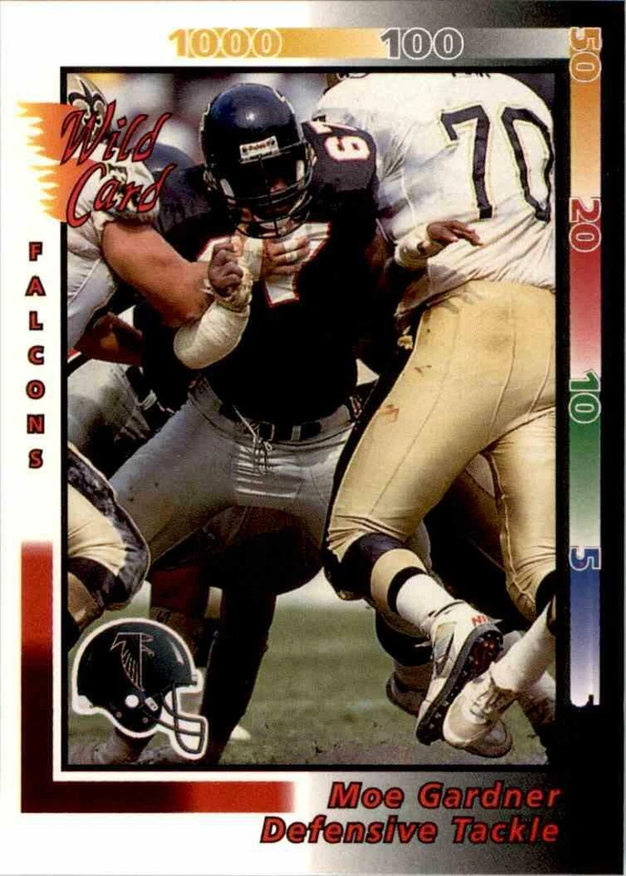 1992 Wild Card - Football Singles - #1 - 250 - Pick Your Players - Image 1 of 1