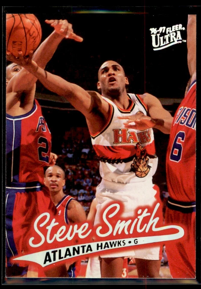 1996-97 Ultra Steve Smith Atlanta Hawks #5 - Image 1 of 2